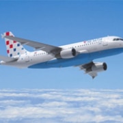 Avion en Croatie de la compagnie croate