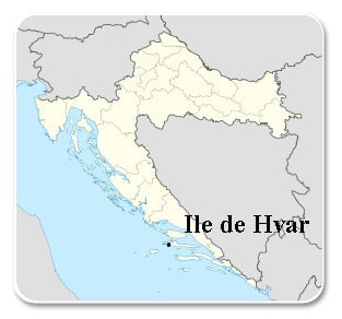 Hvar - Carte