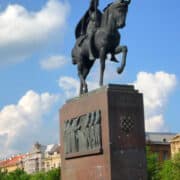 Statue du roi Tomislav a Zagreb
