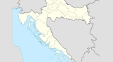 Carte de la Croatie