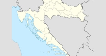 Carte de la Croatie