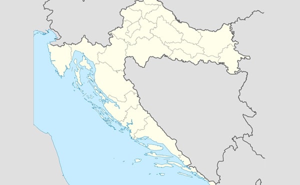 Croatie carte
