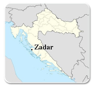 Zadar - Carte