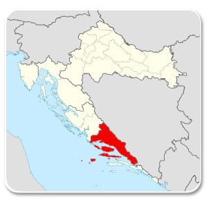 Dalmatie centrale - Carte