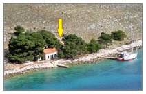 Location de maison de pecheur a Kornati