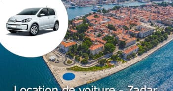 Location de voiture pas cher à Zadar