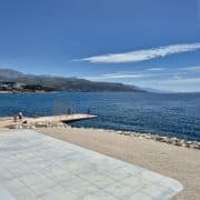 Plage de Žnjan, plongeoir